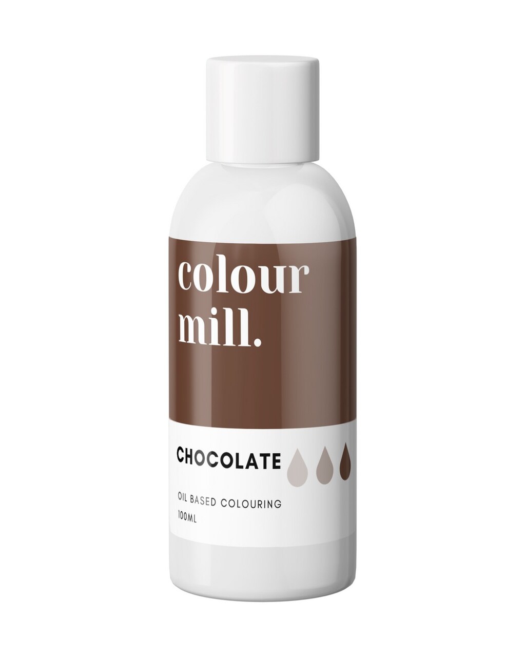 Premium 100ml Chocolate Oil-Based Food Coloring for Rich Cake Gel Buttercream Halal